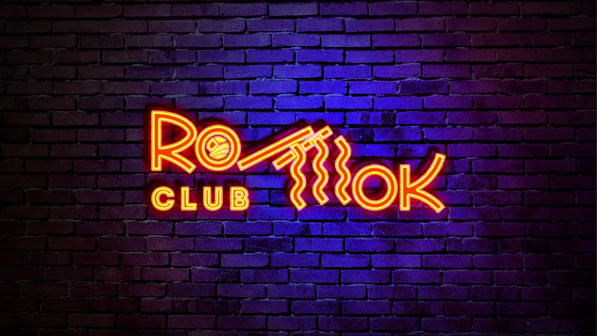 Разработка интерьерной вывески суши-бара «Roll Wok Club» в Беслане